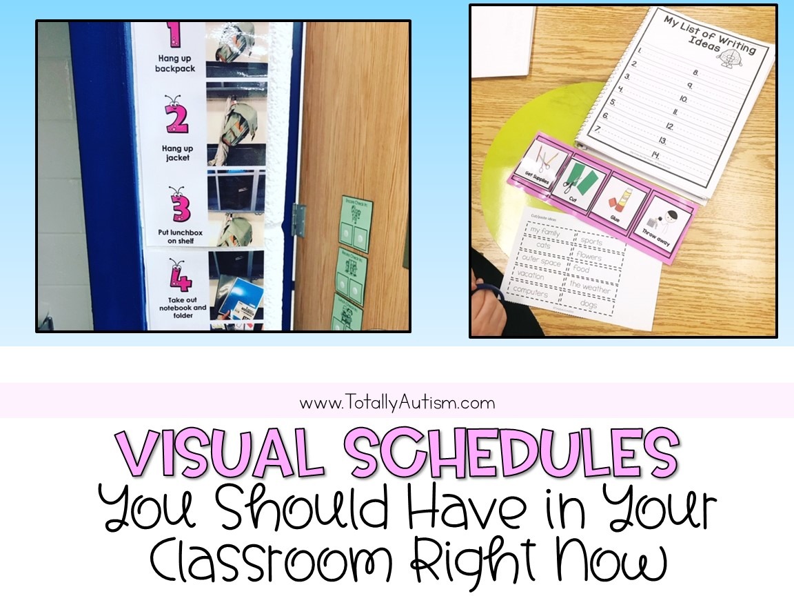 3 Visual Schedules That Should Be in Your Autism Classroom Right Now ...